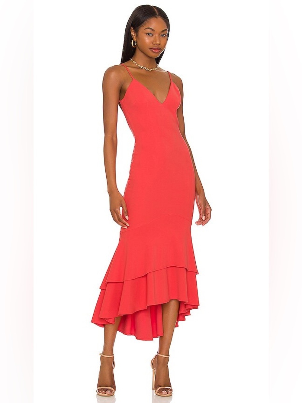 Katie May Aphrodite Mermaid Silhouette Cayenne Dress Size XS
